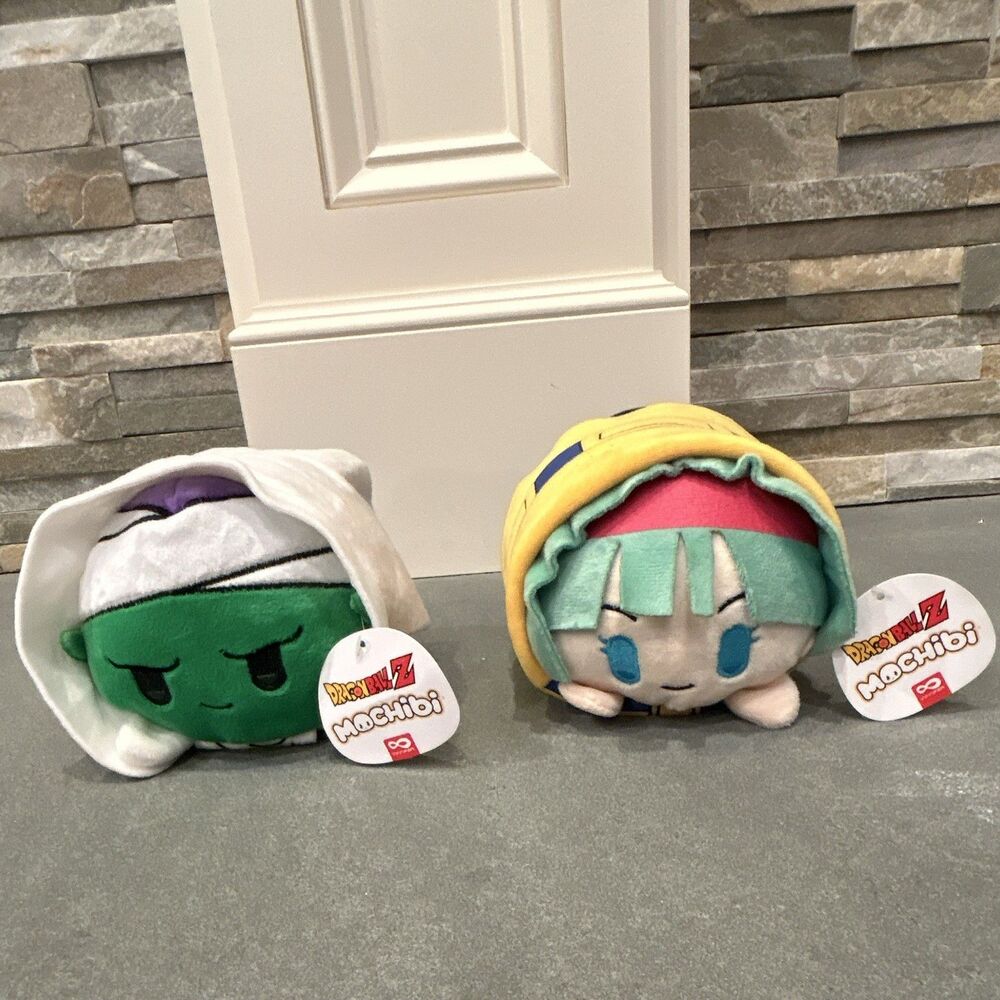 Mochibi Dragon Ball Z Piccolo & Bulma Plush Stuffed Animals Set